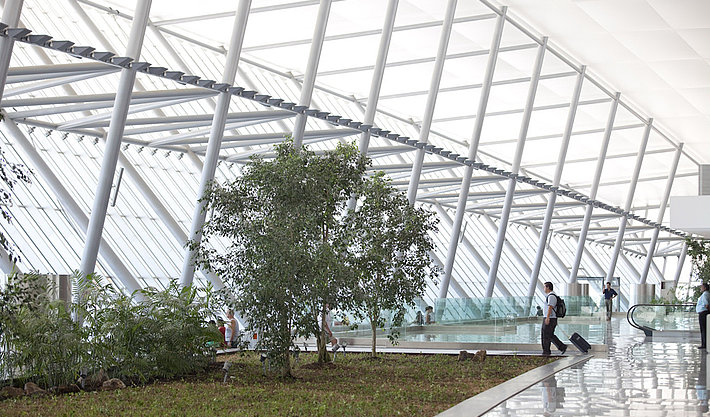 International airport Carrasco Interior view