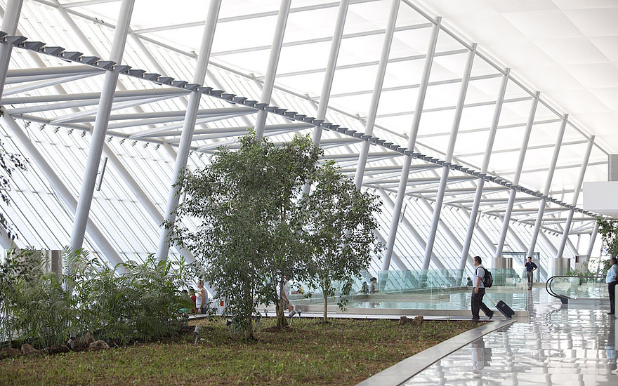 International airport Carrasco Interior view