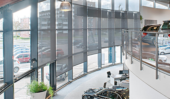 Mercedes-Benz ASV showroom Interior view