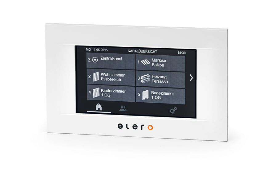 Multi Channel Wall Transmitter Multitec Touch 868 From Elero Gmbh